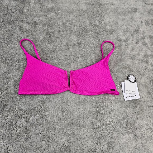 O'Neill Other - O'Neill Bikini Top womens size medium hot pink adjustable padded cups SU0474070